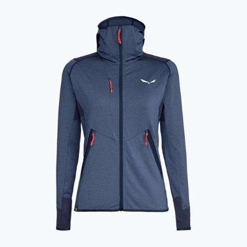 Кофта флісова жіноча Salewa Agner Hybrid темно-синя 27372