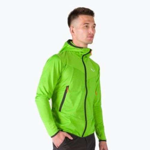 Кофта флісова чоловіча Salewa Agner Hybrid зелена 27371