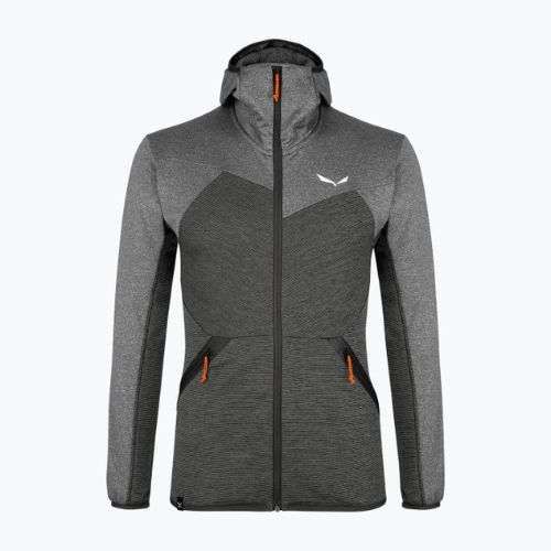Флісова кофта чоловіча Salewa Puez Melange PL FZ Hoody сіра 00-0000027386