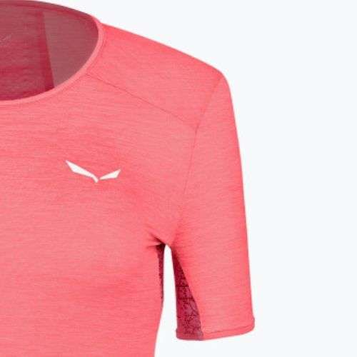 Футболка трекінгова жіноча Salewa Puez Graphic 2 Dry рожева 00-0000027400