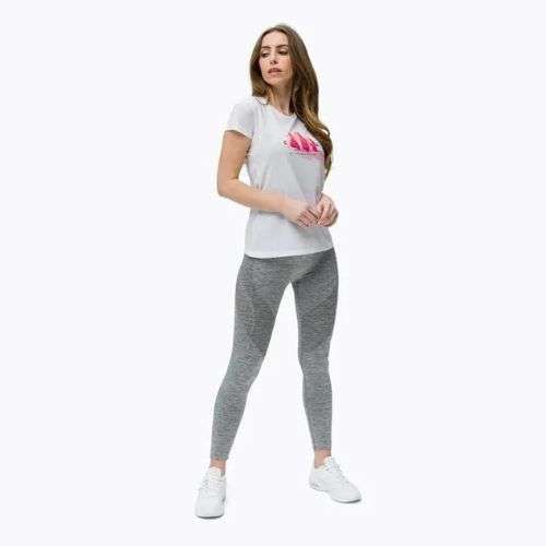 Футболка трекінгова жіноча Salewa Lines Graphic Dry біла 00-0000028064