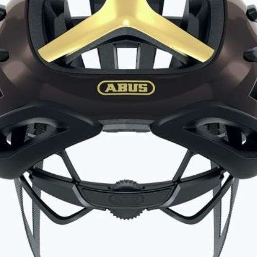 Шолом велосипедний ABUS AirBreaker black/gold