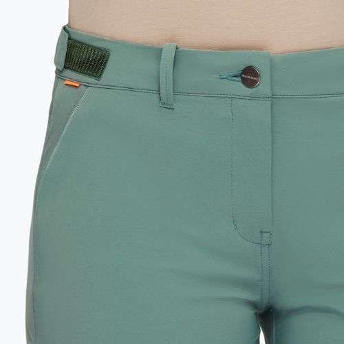 Шорти трекінгові жіночі Mammut Runbold Roll Cuff зелені 1023-00720-40236-36-10