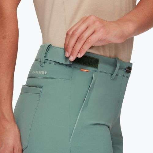 Шорти трекінгові жіночі Mammut Runbold Roll Cuff зелені 1023-00720-40236-36-10