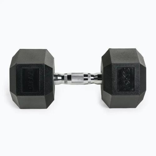 Гантель прогумована TREXO Hex HXD150 15 кг