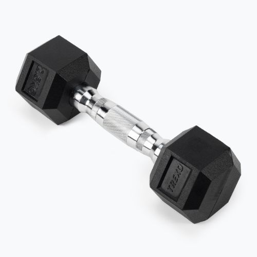 Гантель прогумована TREXO Hex HXD25 2.5 кг