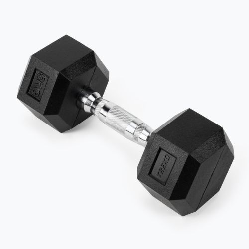 Гантель прогумована TREXO Hex HXD50 5 кг