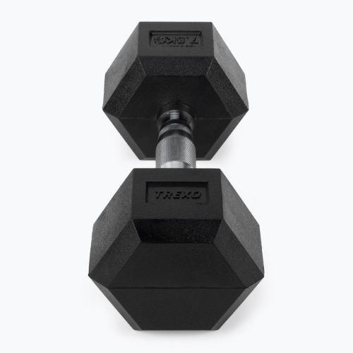 Гантель прогумована TREXO Hex HXD75 7.5 кг