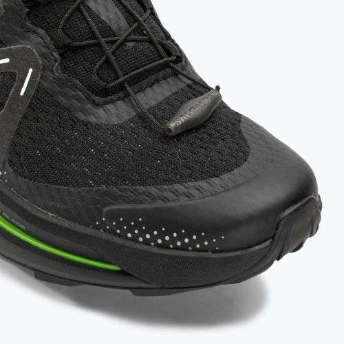 Кросівки для бігу чоловічі Salomon Pulsar Trail black/black/green gecko