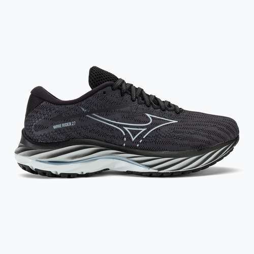 Жіночі бігові кросівки Mizuno Wave Rider 27 Ширина чорне дерево / сніговий покрив / чорний