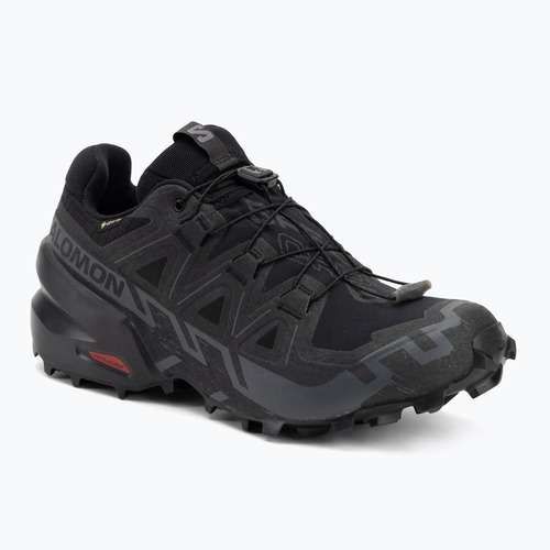 Жіночі бігові кросівки Salomon Speedcross 6 GTX чорний/чорний/фан