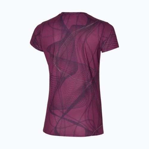 Футболка для бігу жіноча Mizuno Graphic Tee magenta haze