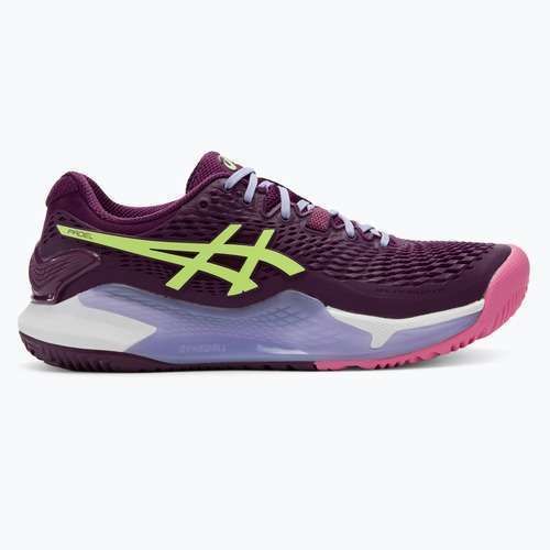 Кросівки для паделю жіночі ASICS Gel-Resolution 9 deep mauve/lime green
