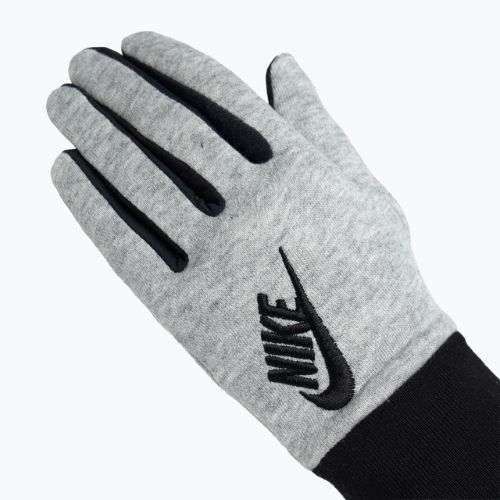 Рукавички для бігу жіночі Nike Club Fleece grey heather/black/black