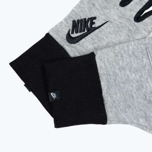 Рукавички для бігу жіночі Nike Club Fleece grey heather/black/black