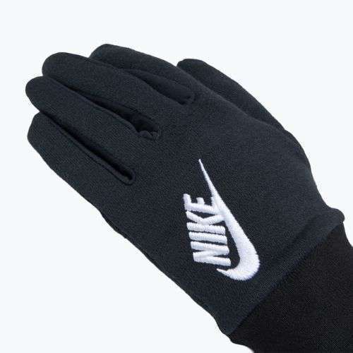 Рукавички для бігу жіночі Nike Club Fleece black/white