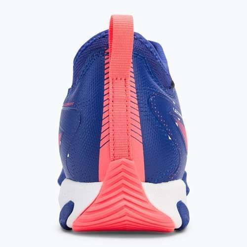 Дитячі футбольні бутси PUMA Ultra 5 Match It + Mid Jr лазуровий лазур / пума білий / захід сонця