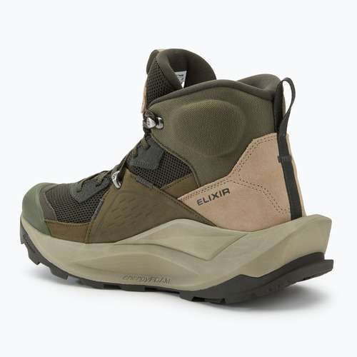 Черевики туристичні чоловічі Salomon Elixir Mid GTX peat/vintage khaki/castlerock