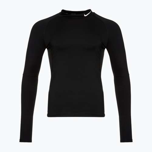 Лонгслів для тренувань чоловічий Nike Pro Dri-Fit Warm black/white