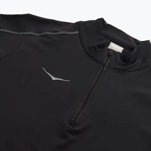 Чоловічий біговий світшот HOKA GlideTech Quarter Zip чорний