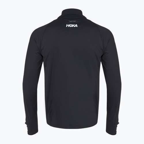 Чоловічий біговий світшот HOKA GlideTech Quarter Zip чорний