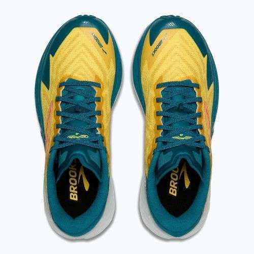 Кросівки для бігу чоловічі Brooks Catamount 4 quince/ celestial/neo ember