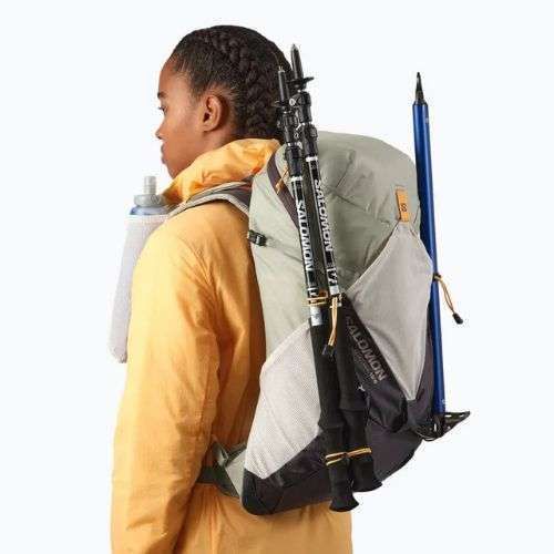 Рюкзак туристичний жіночий Salomon Aerotrek 18 л M-L seagrass/silver cloud/nine iron