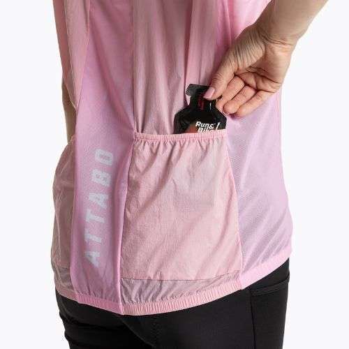 Жилет велосипедний жіночий ATTABO Cahayo Vest Windproof рожевий