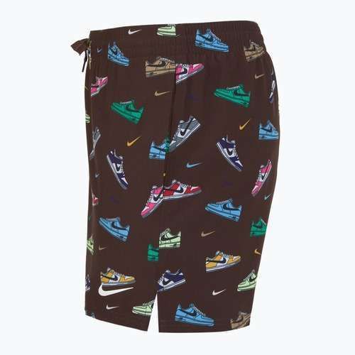 Шорти для плавання чоловічі Nike Multi Print 5" Volley baroque brown