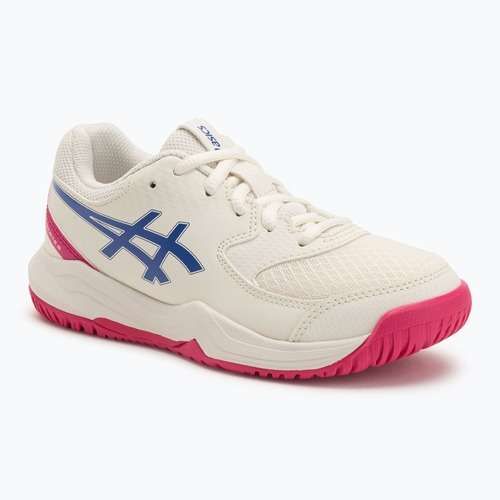 Кросівки тенісні дитячі Asics Gel-Dedicate 8 GS Jr cream/dark cobalt