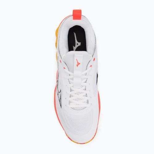 Кросівки волейбольні Mizuno Wave Luminous 3 white/fiery coral 2/citrus