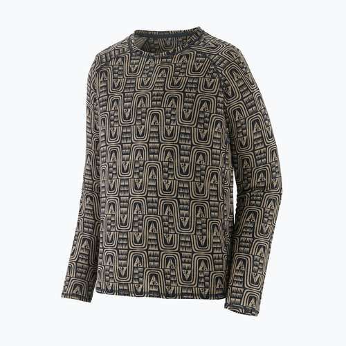 Чоловіча термоактивна кофта Patagonia Cap Mid Weight Crew flow/sunken blue