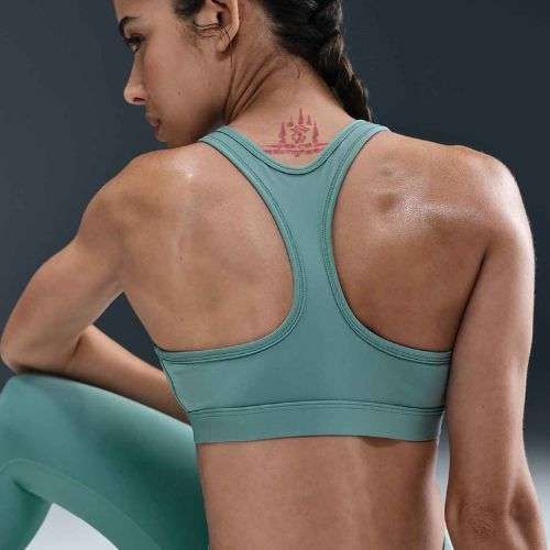 Бюстгальтер для тренувань Nike Swoosh Light Support cannon/white