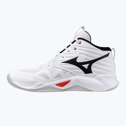 Кросівки волейбольні Mizuno Wave Momentum Pro Mid white/black/fiery red