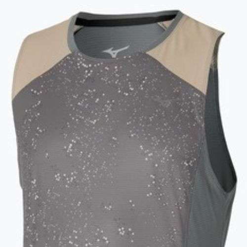 Футболка для бігу чоловіча Mizuno Active DryAeroFlow Graphic Tank Top lava smoke