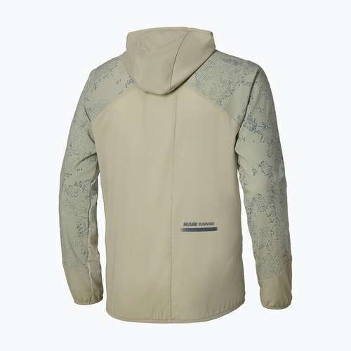 Куртка для бігу чоловіча Mizuno Active Alpha Hooded elm