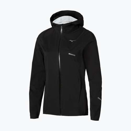 Куртка для бігу жіноча Mizuno Trail Waterproof 20K Hooded black