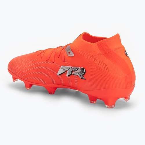 Кросівки футбольні дитячі PUMA Future 9 Pro FG/AG Jr glowing red/puma white/puma black/puma silver