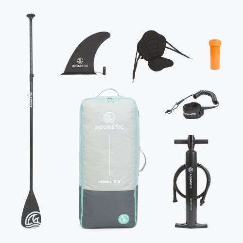Набір дошка SUP надувна AQUASTIC Touring 11'6" синій