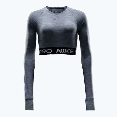Топ для тренувань лонгслів жіночий Nike Pro 365 Dri-Fit smoke grey/heather