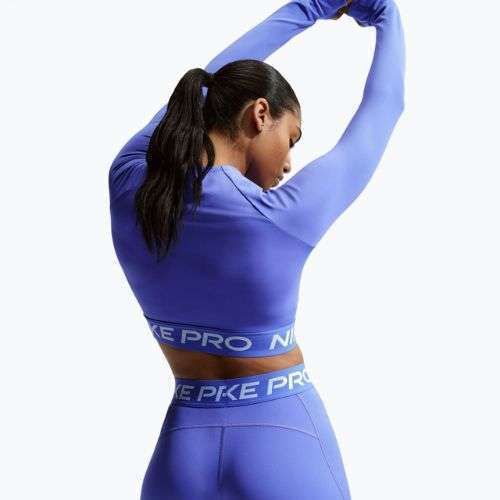 Шорти жіночі Nike Pro Mid-Rise Biker 3" sapphire/white