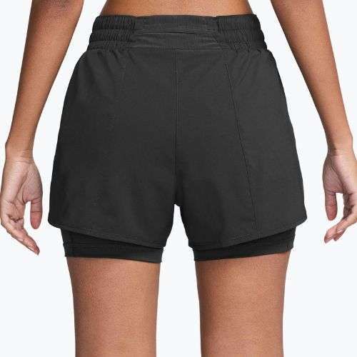 Шорти жіночі Nike One Dri-Fit High-Waisted 3" 2In1 black/white