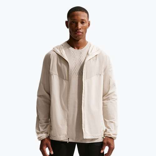 Куртка для бігу чоловіча Nike Stride Dri-Fit cream Ii/birch/natural