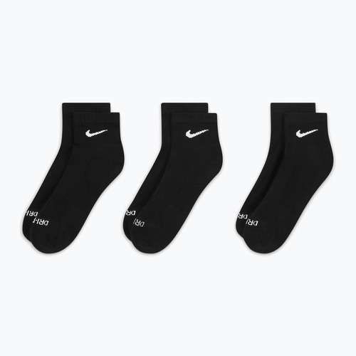 Шкарпетки Nike Everyday Plus Cushioned Ankle 3 пари black/white