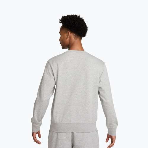 Кофта чоловіча Nike Club French Terry Crew dark grey heather/white
