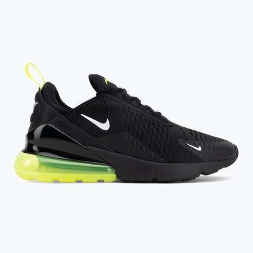 Кросівки чоловічі Nike Air Max 270 black/volt/reflect silver/white