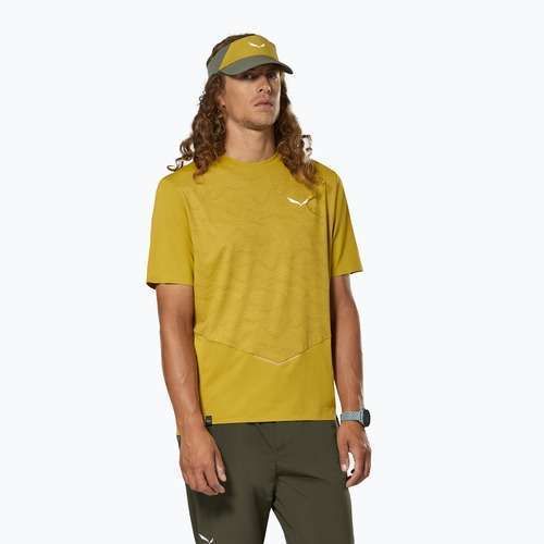 Футболка чоловіча Salewa Pedroc Tech Dry olive oil