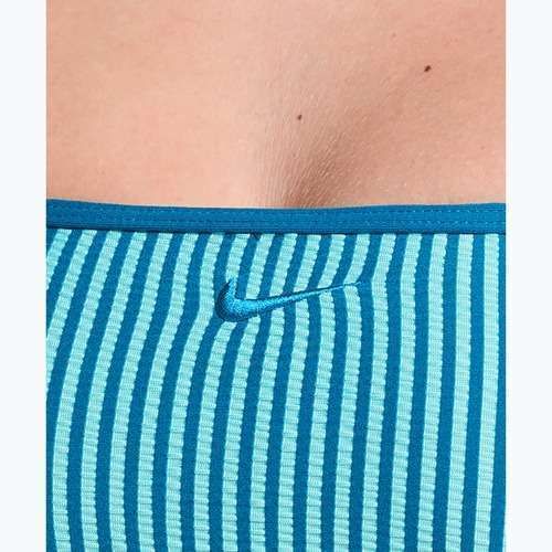 Верхня частина купальника Nike Ripple Texture Bralette Classic Bikini bleached turquoise