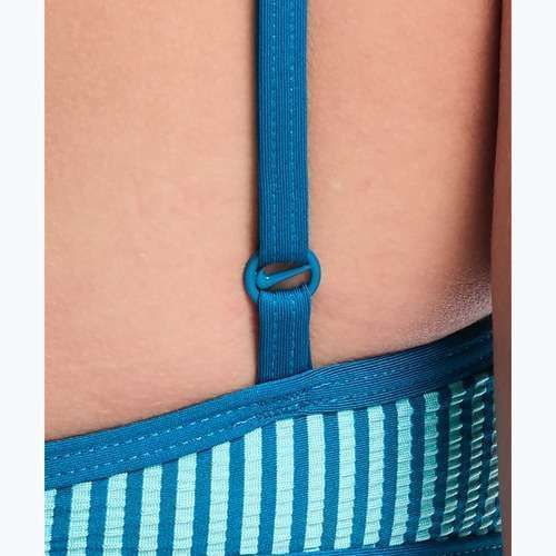 Верхня частина купальника Nike Ripple Texture Bralette Classic Bikini bleached turquoise