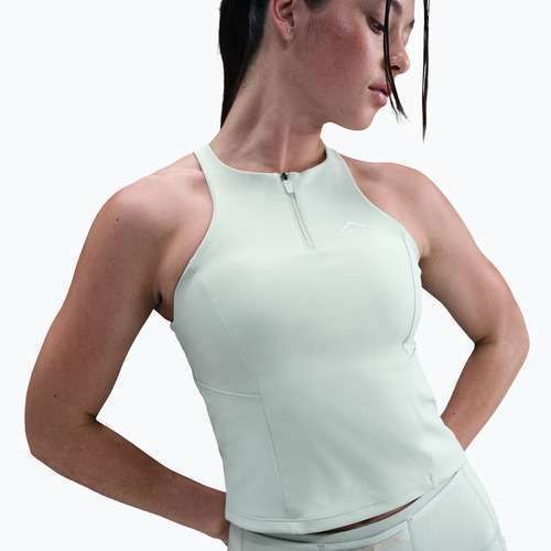 Футболка жіноча Nike Trail Medium Support Sports Bra Tank Top light silver